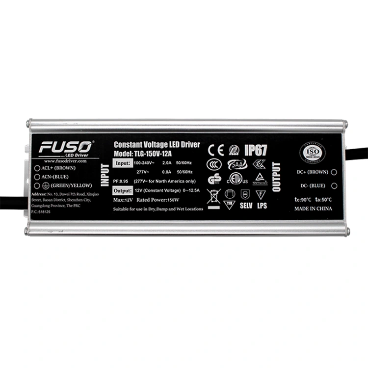 Alimentatore Led ad Alta Pf 12v 150w a Tensione Costante