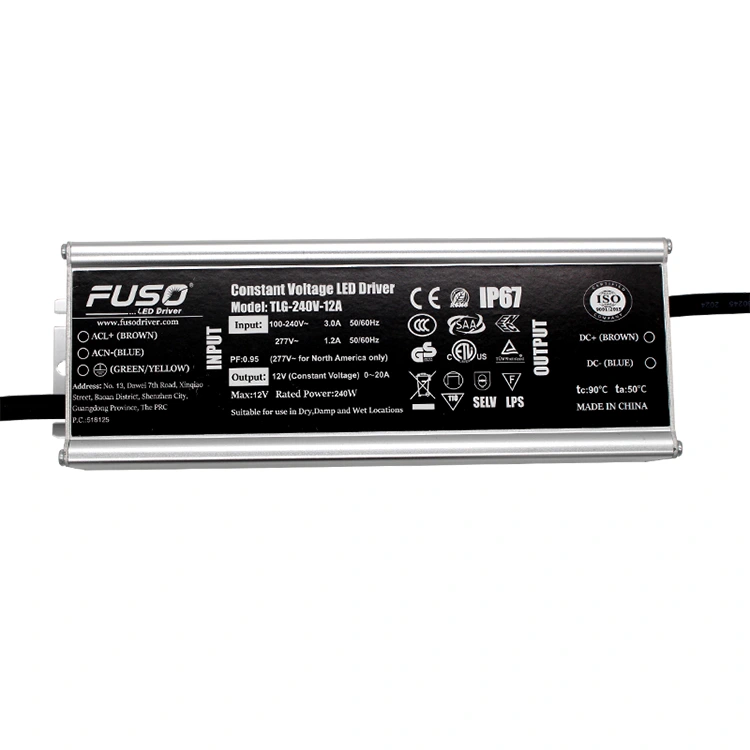 Alimentatore Led ad Alta Pf 12v 240w a Tensione Costante