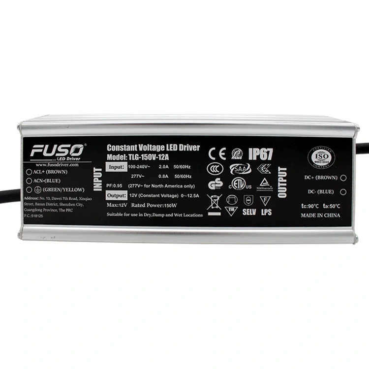 Alimentatore Led ad Alta Pf 24v 150w a Tensione Costante